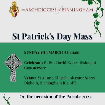 St. Patrick’s Mass - Promotion