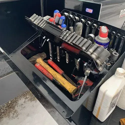 roadboss toolbox accessories for flatbed truck