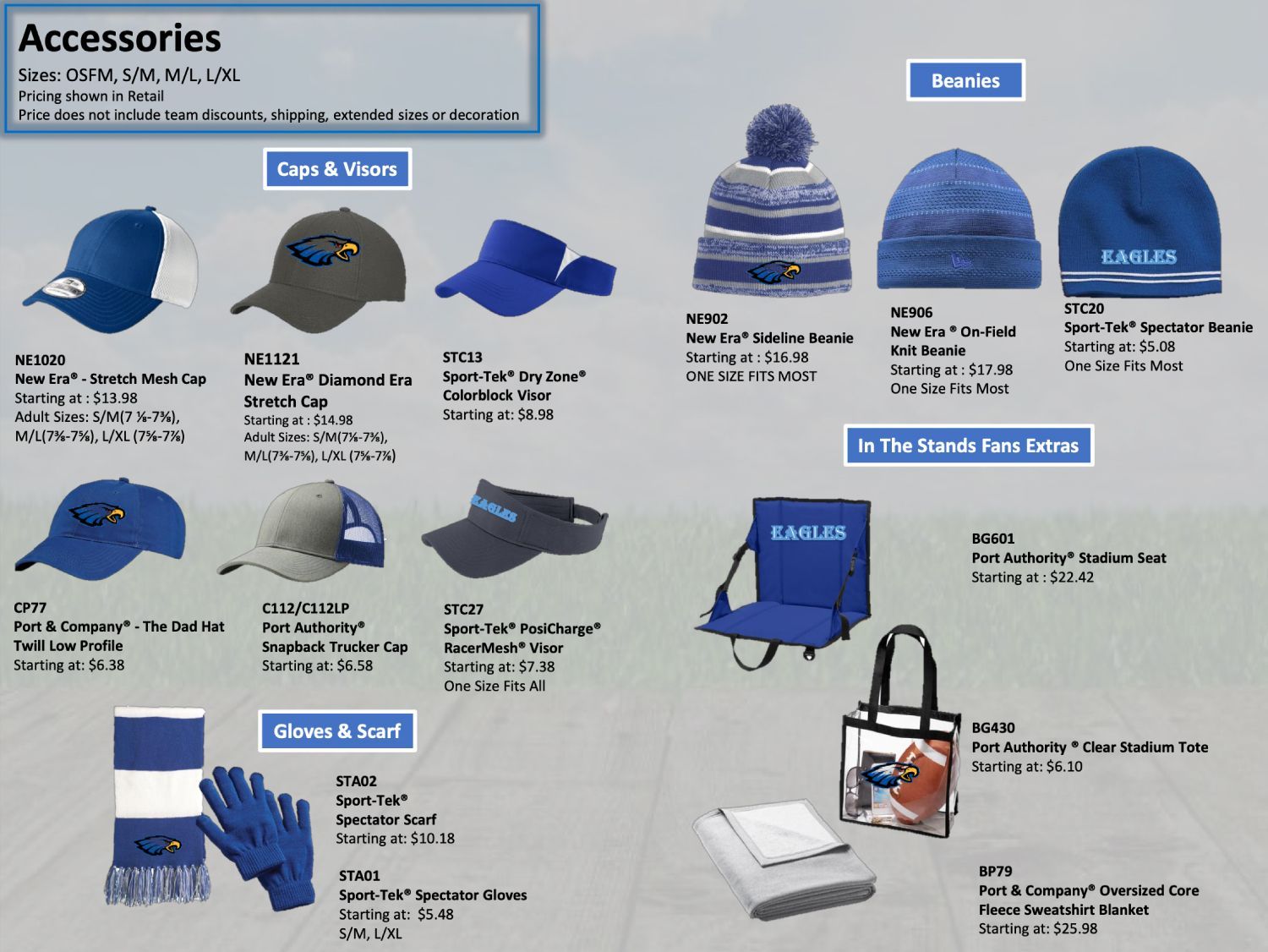 Custom Team Accessories