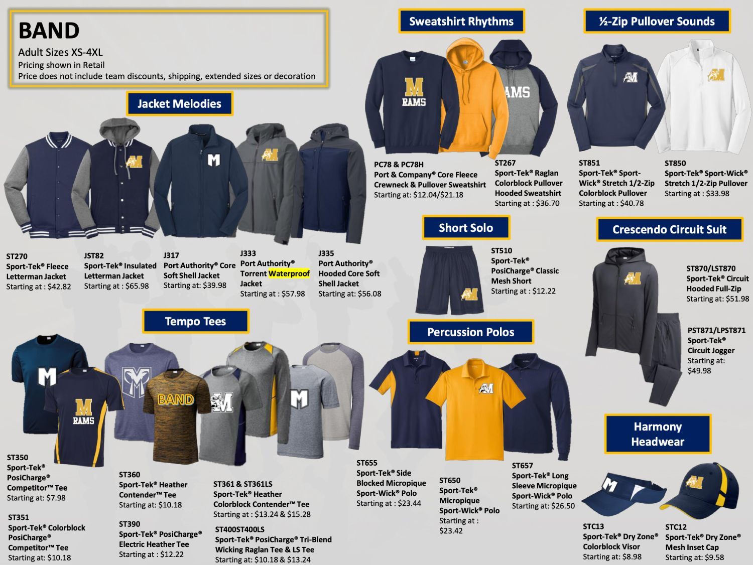 Custom Band Uniforms