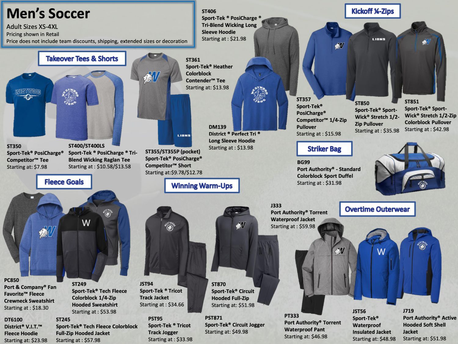 Custom Men's Soccer Uniforms & Gear
