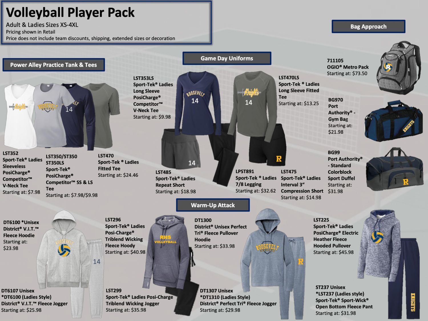 Custom Volleyball Uniforms & Gear