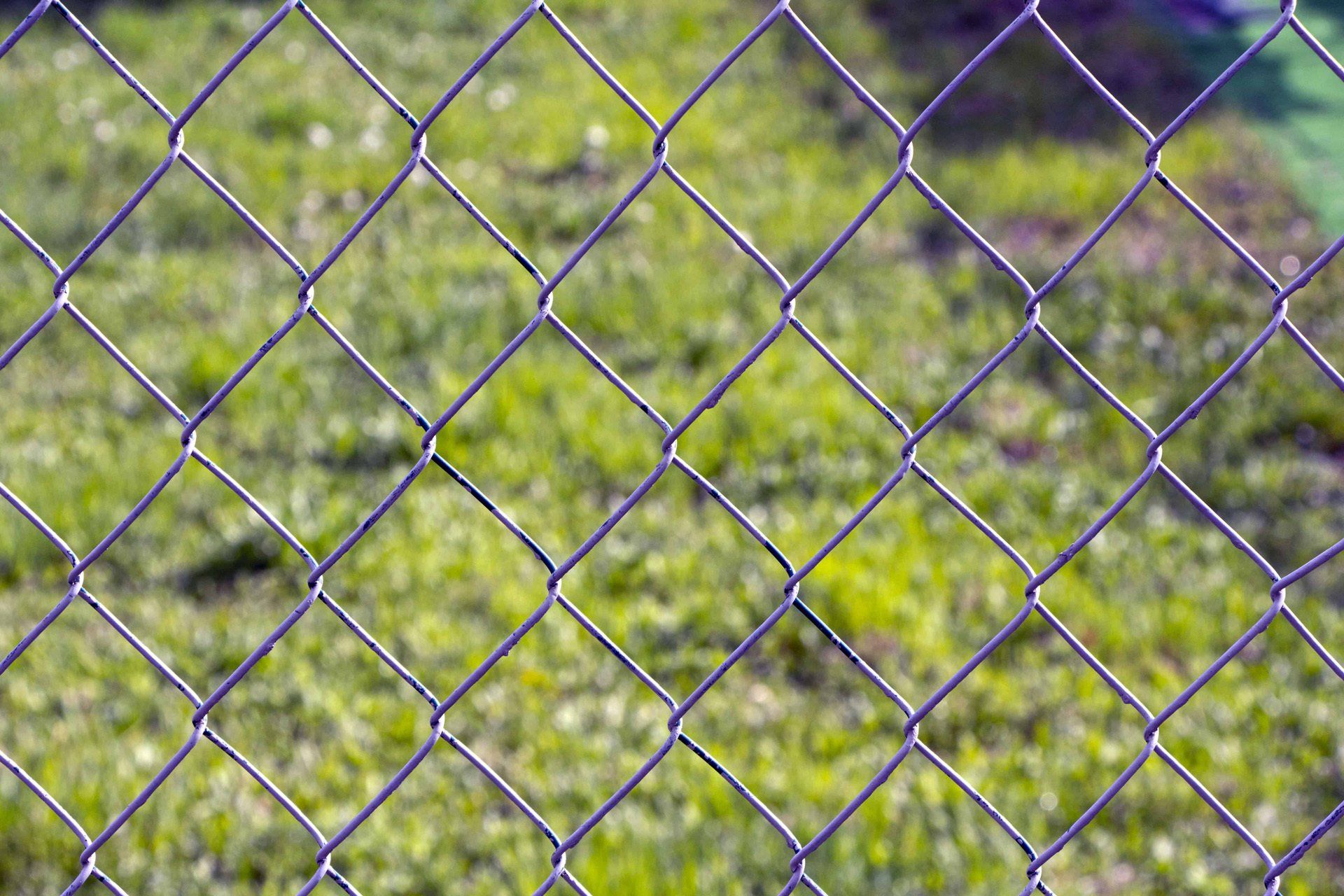Vinyl chain link fence fabric