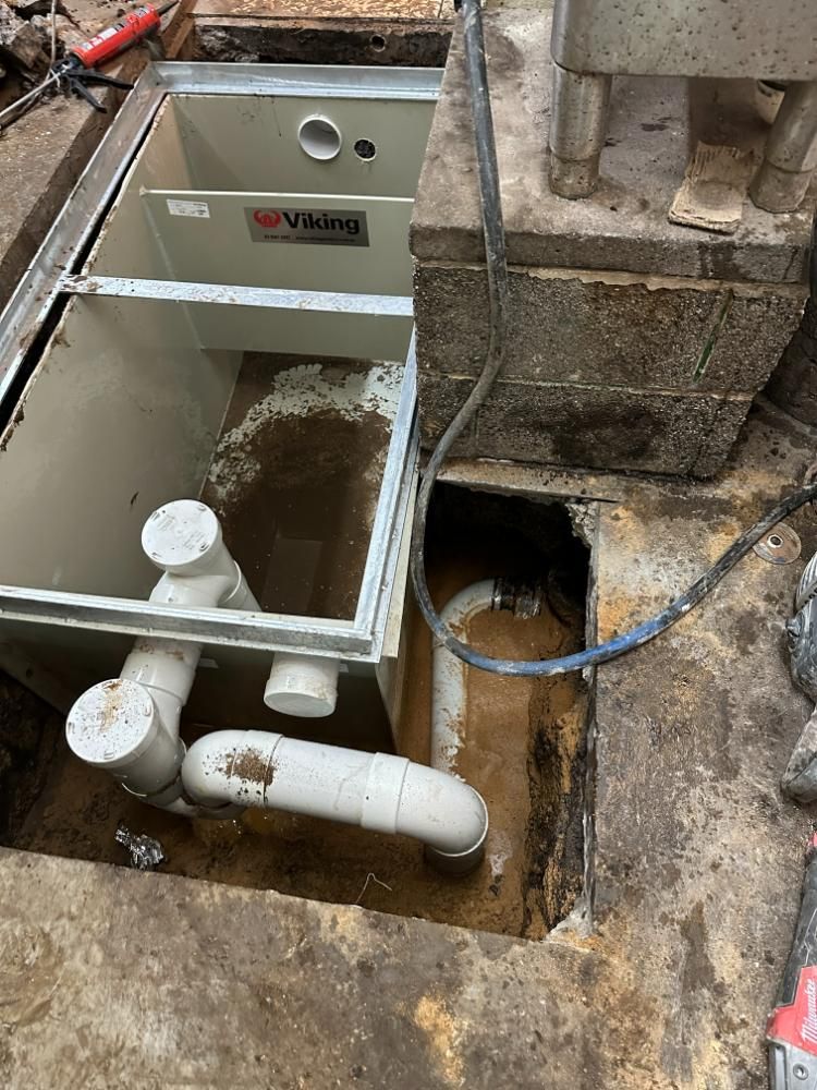 Drainage System Is Being Installed In A Hole In The Ground — ASAP Local Plumbing in Warrnambool, VIC