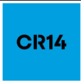 The word cr14 is on a blue background.