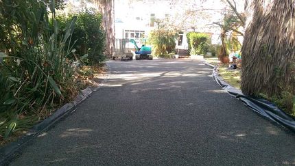 driveway to house after 