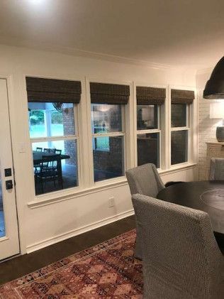 Cordless Graber Woven Wood Shades