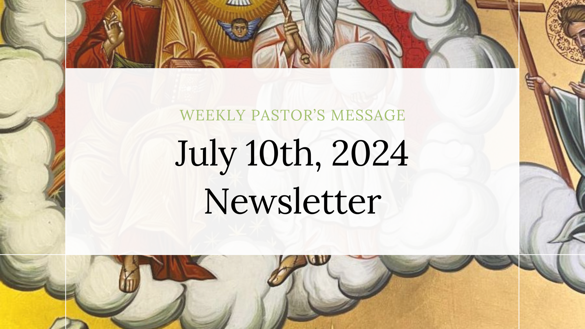 BUCC Weekly Update from the Pastor