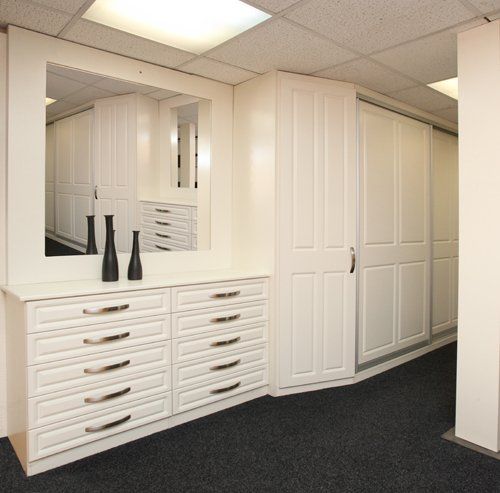 Ivory Ash Twin Panel with Deep Routed Detail