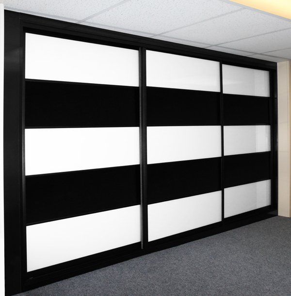 Black and White Glass Multi Panel