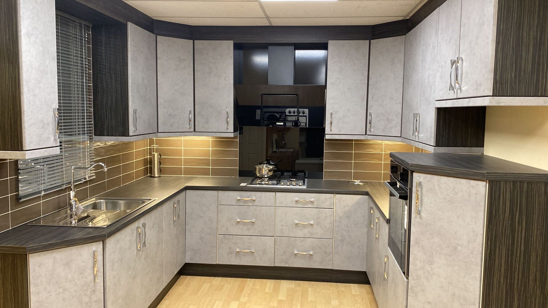 new concrete soft form with contrasting end panels and facias