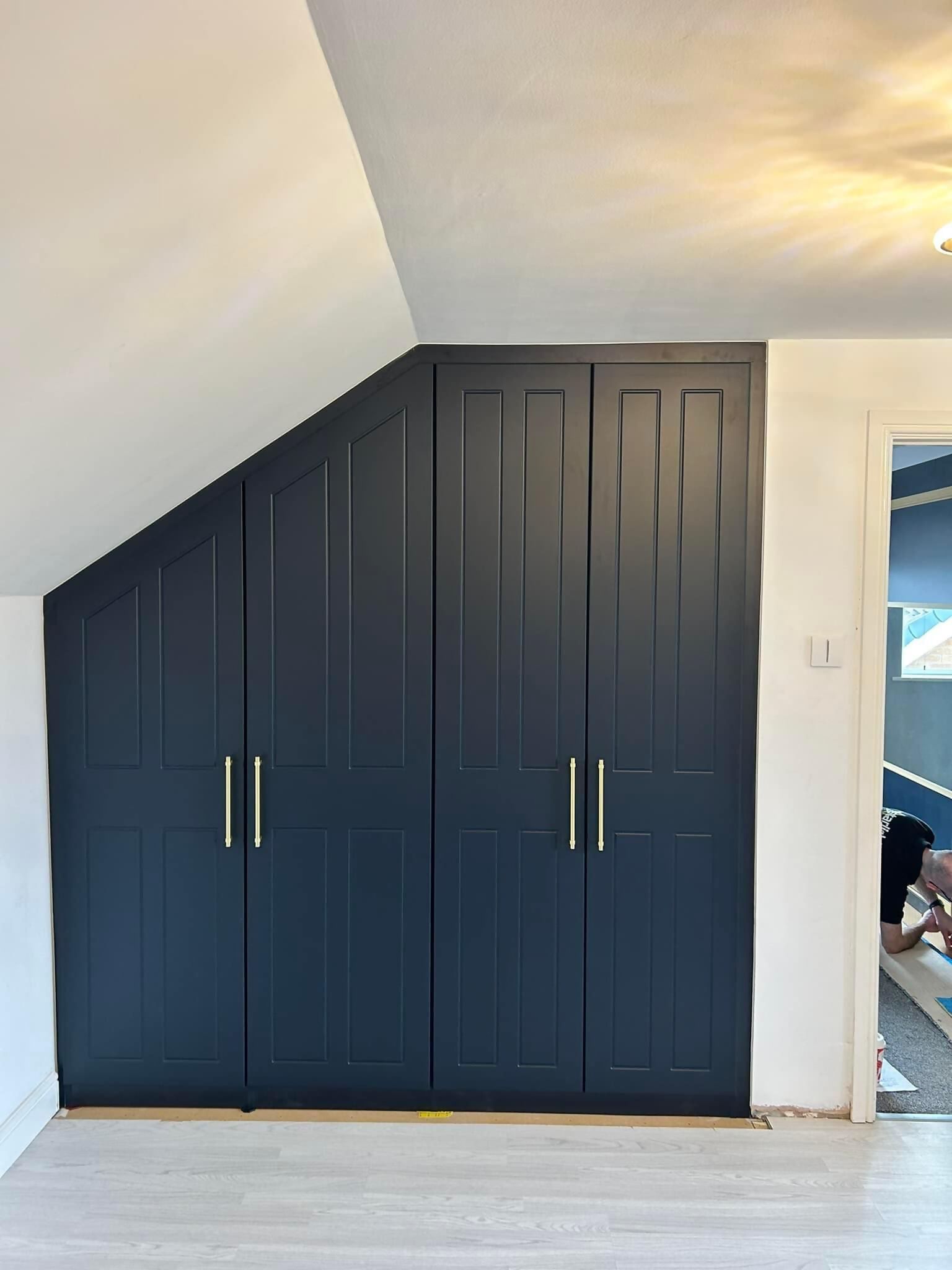 Panel Pencil Routed Indigo Blue