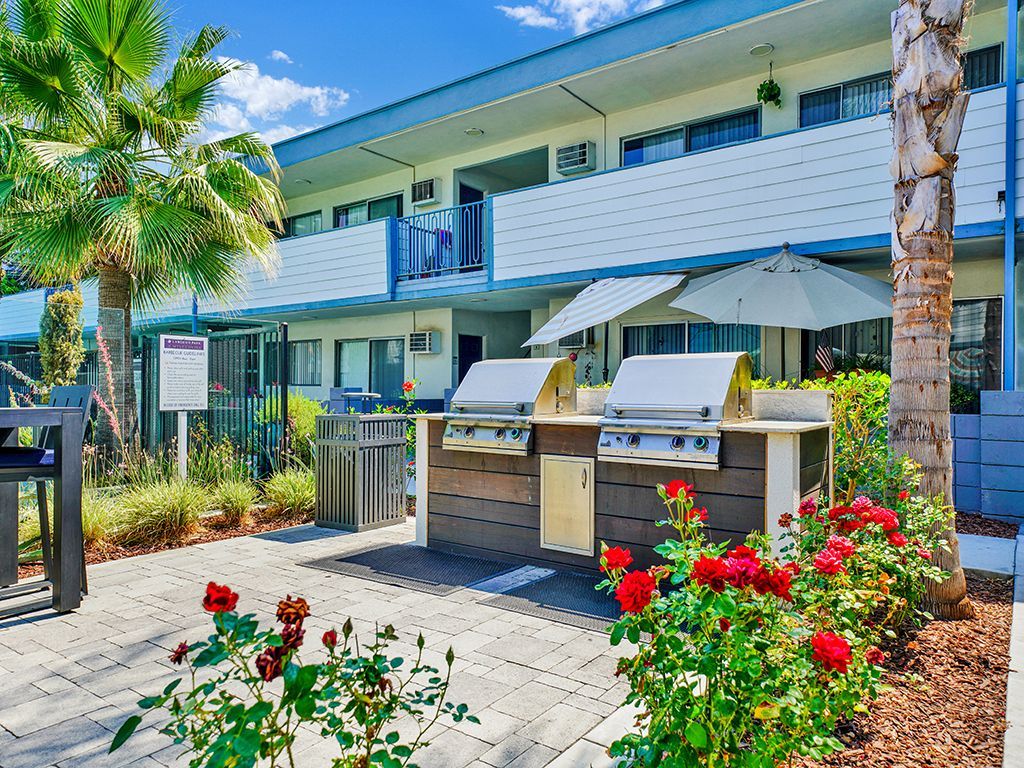 Photo of a barbecue grill area