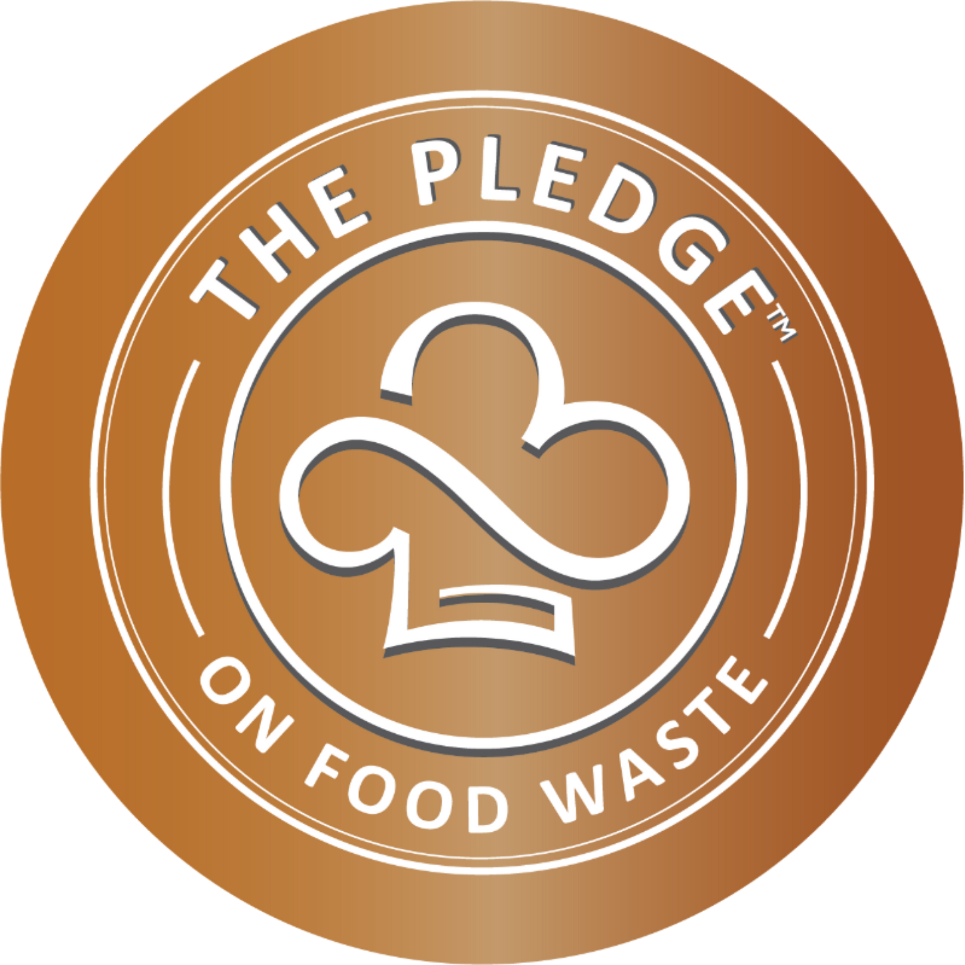 Insignia Nivel Bronce Certificación The Pledge on Food Waste