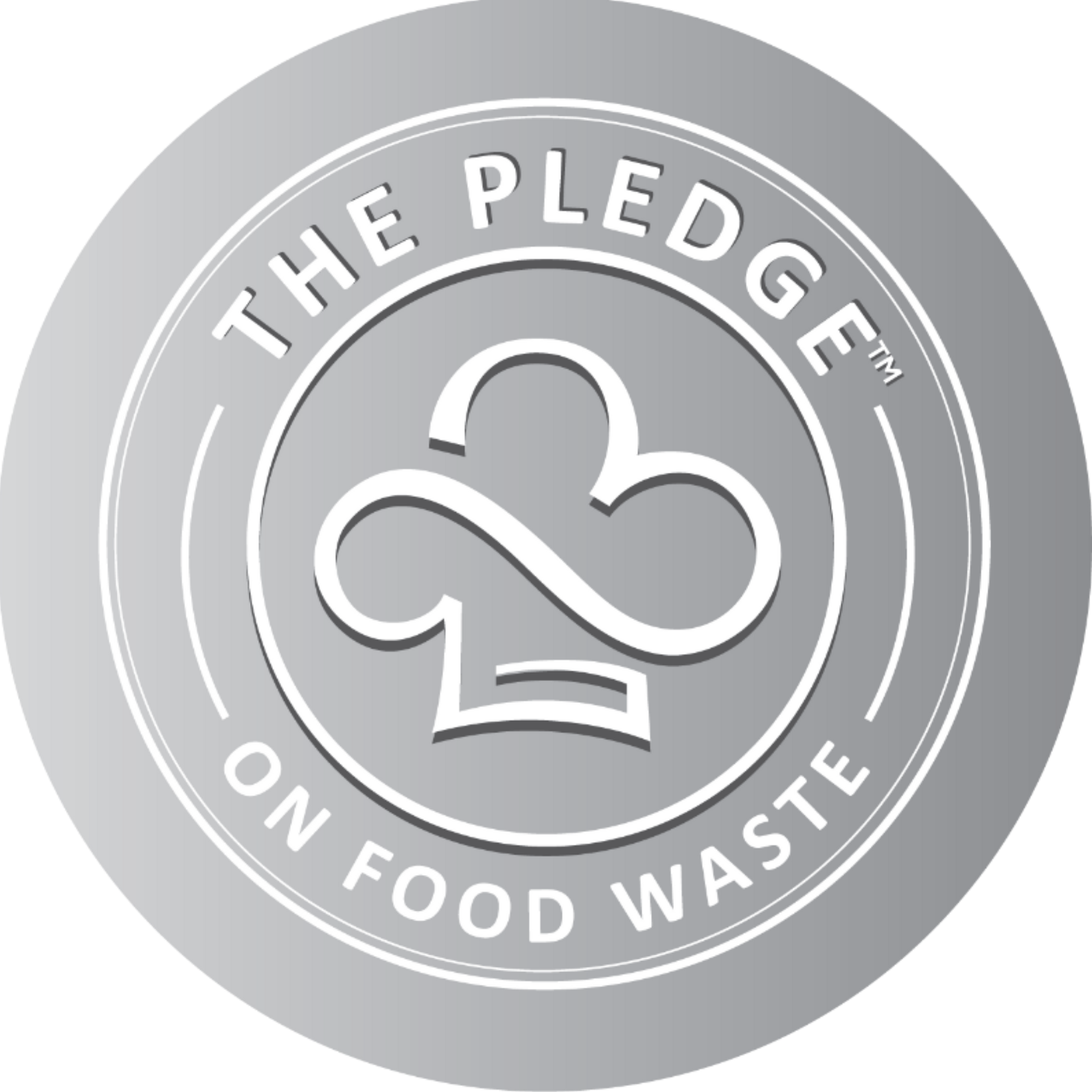 Insignia Nivel Plata Certificación The Pledge on Food Waste