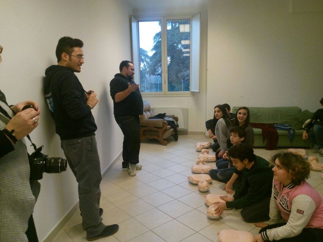 Un momento del corso