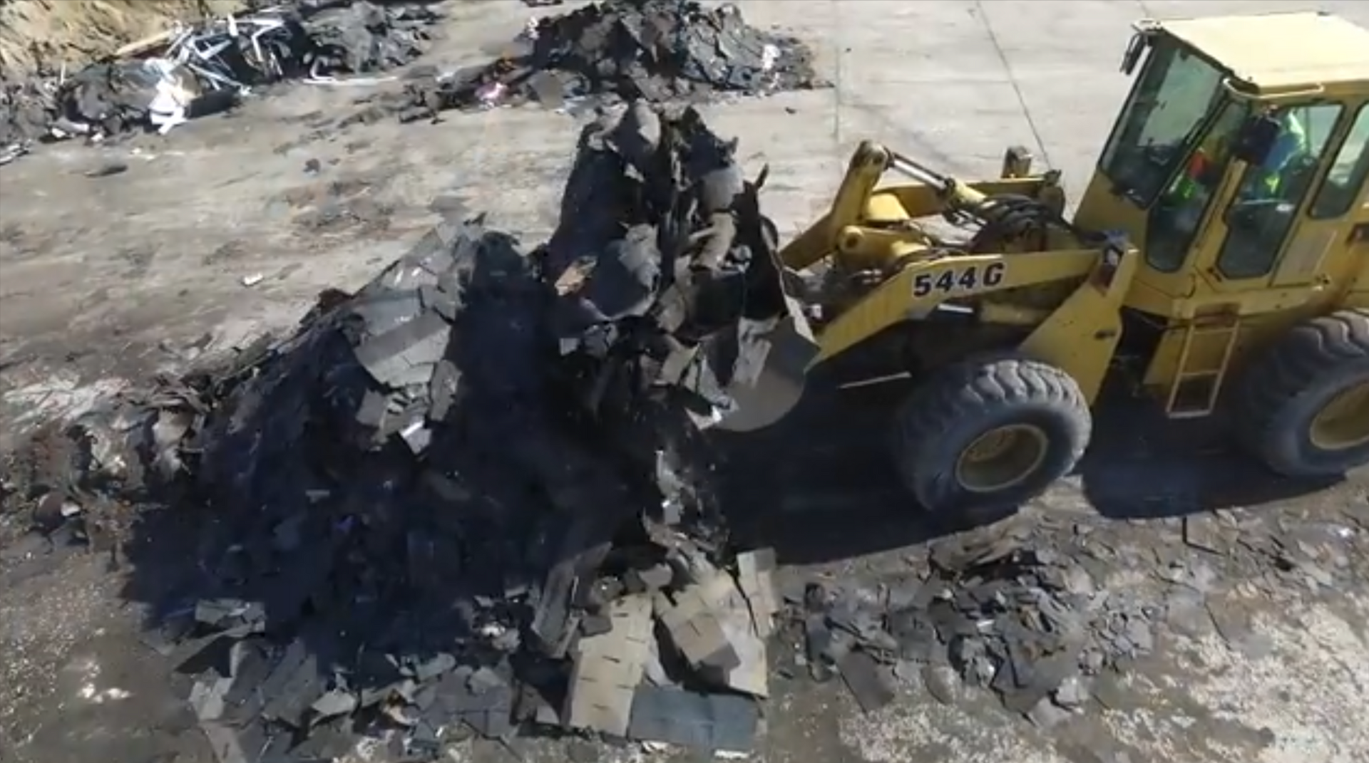 Recycling materials for asphalt