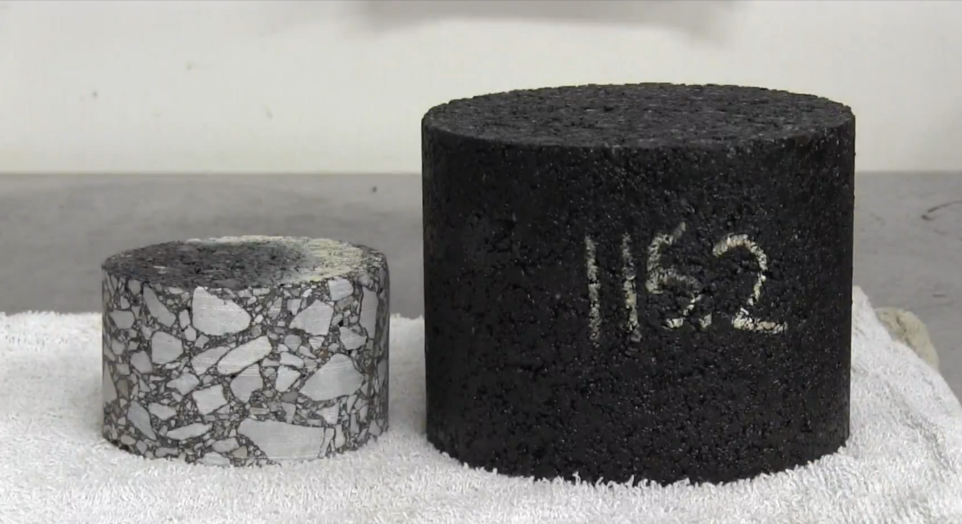 Two different kinds of asphalt