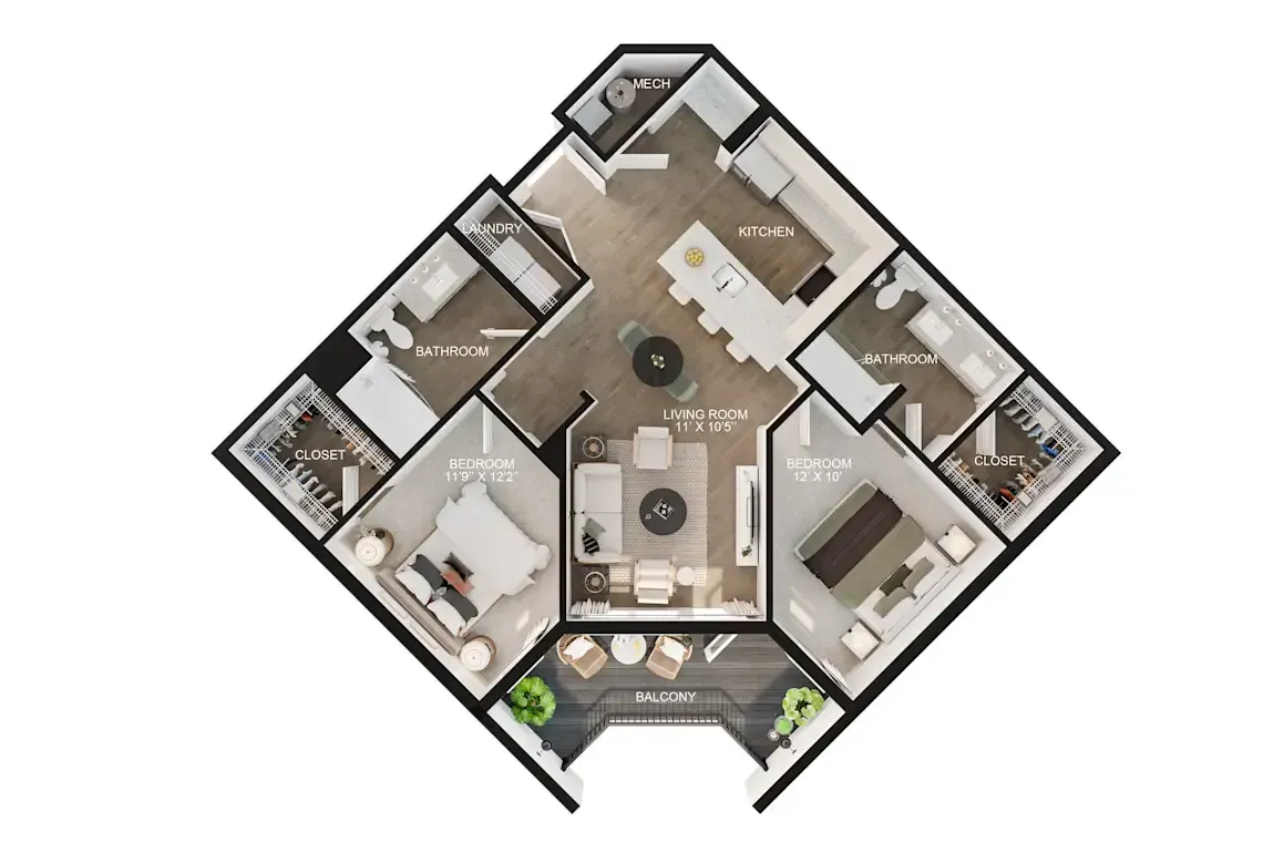 B1 floor plan image.