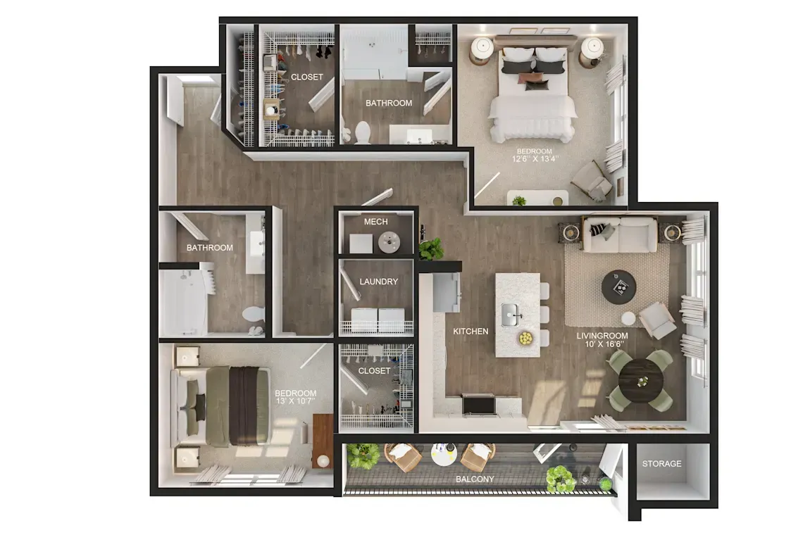 B2 floor plan image.