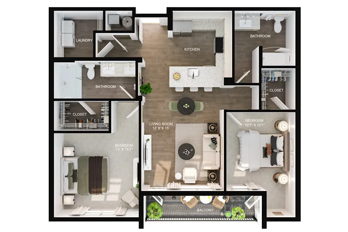 B3 floor plan image.