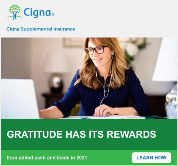 Earn Cash and Leads with Cigna's 2021 Rewards Program