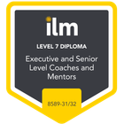 ILM Level 7 Diploma Badge certifying Executive & Senior Level Coach & Mentor Status