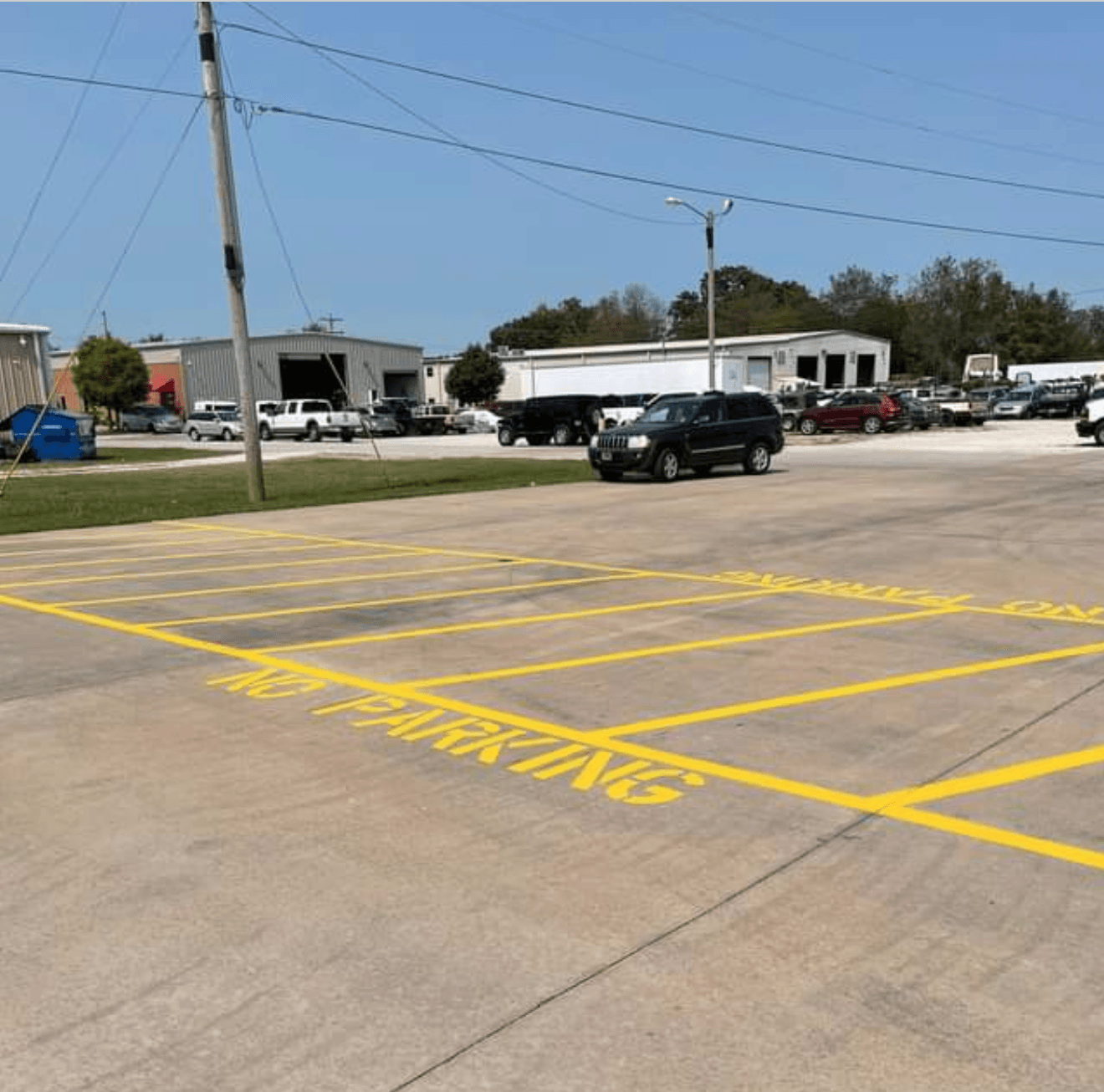 striping for businesses in nwa