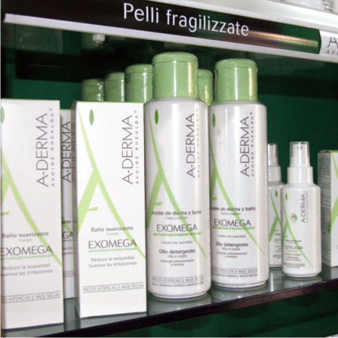 prodotti per l'igiene personale a derma