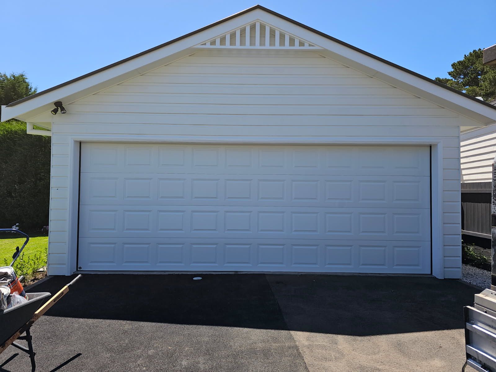 A White Garage Door — Schofield's Garage Doors in Robertson, NSW