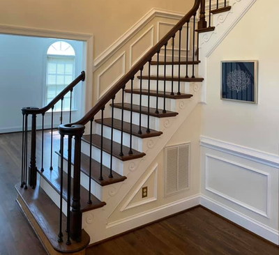 Hardwood Stairs Chesapeake Va Southern Floors Hardwood Stairs Chesapeake Va, How To Install Hardwood Flooring On Stairs With Spindles