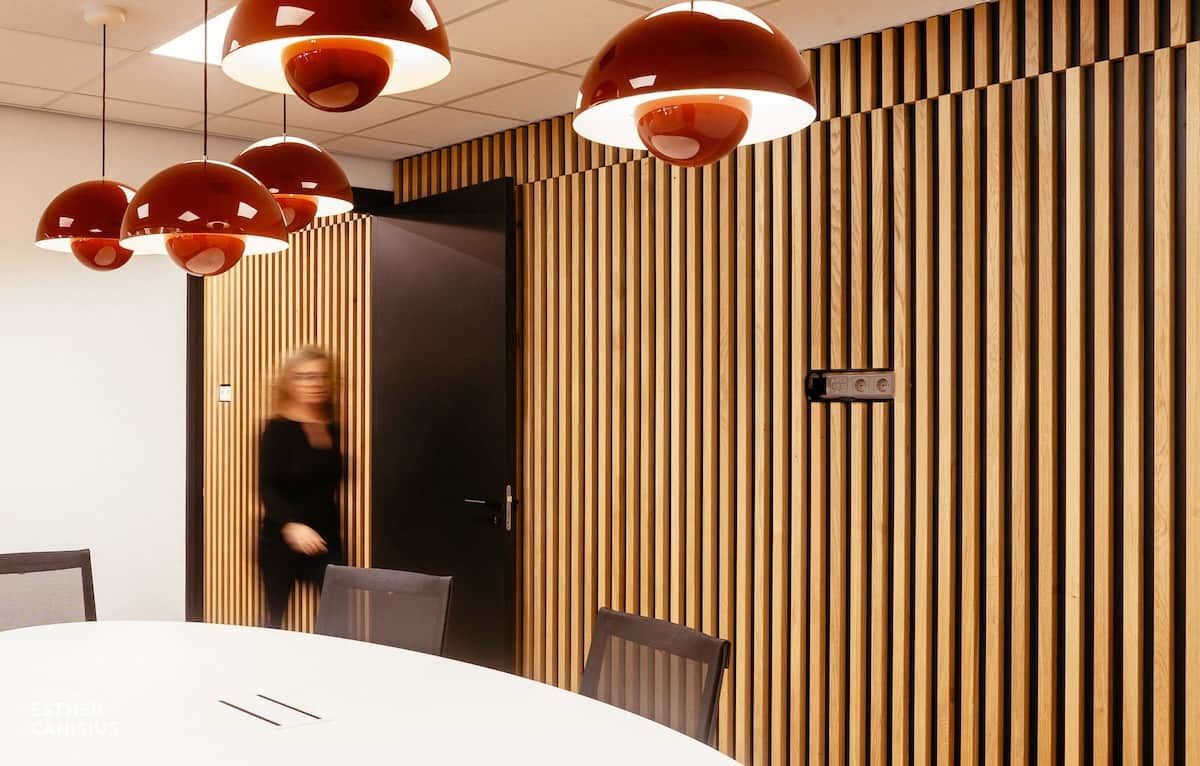 Akoestische wand - interieurontwerp Zwijndrecht