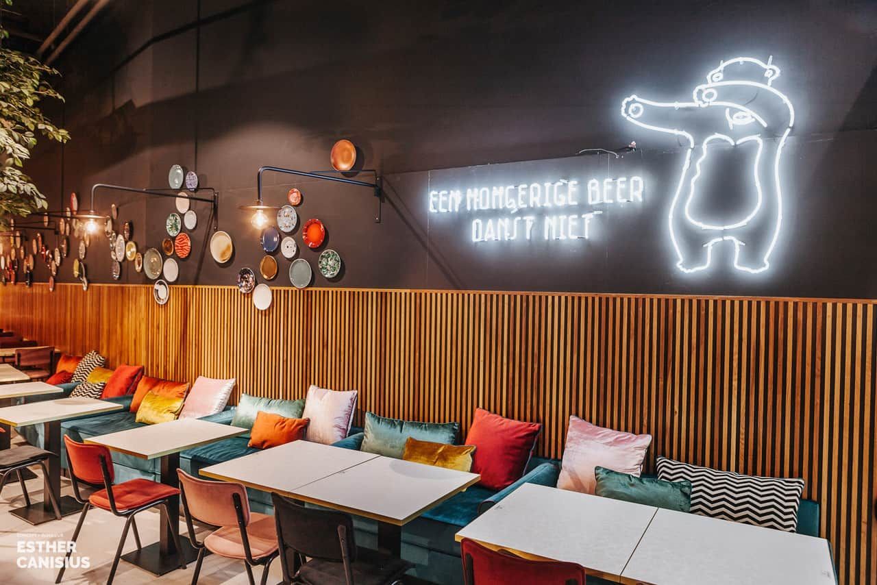 Wanddecoratie in Restaurant in Eindhoven | design by Esther Canisius