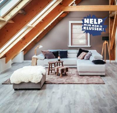 Esther Canisius interieurstylist RTL4 Help, mijn man is klusser - loftwoning ontwerp