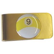 9 Ball Money Clip