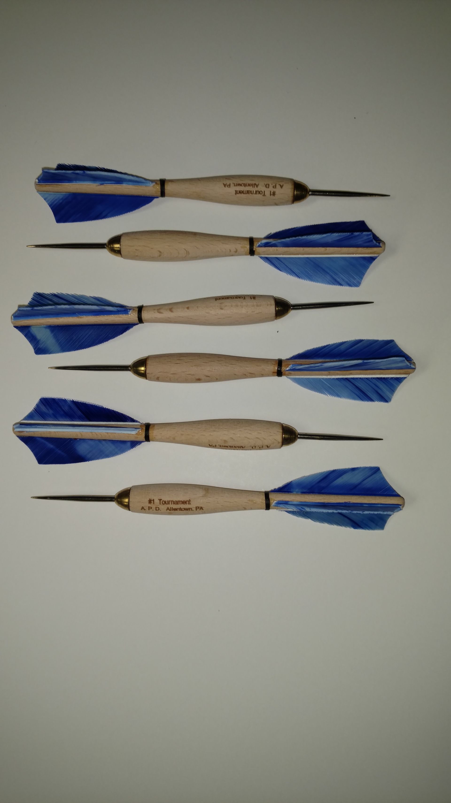 American Prodart Wooden Darts-Blue Camo
