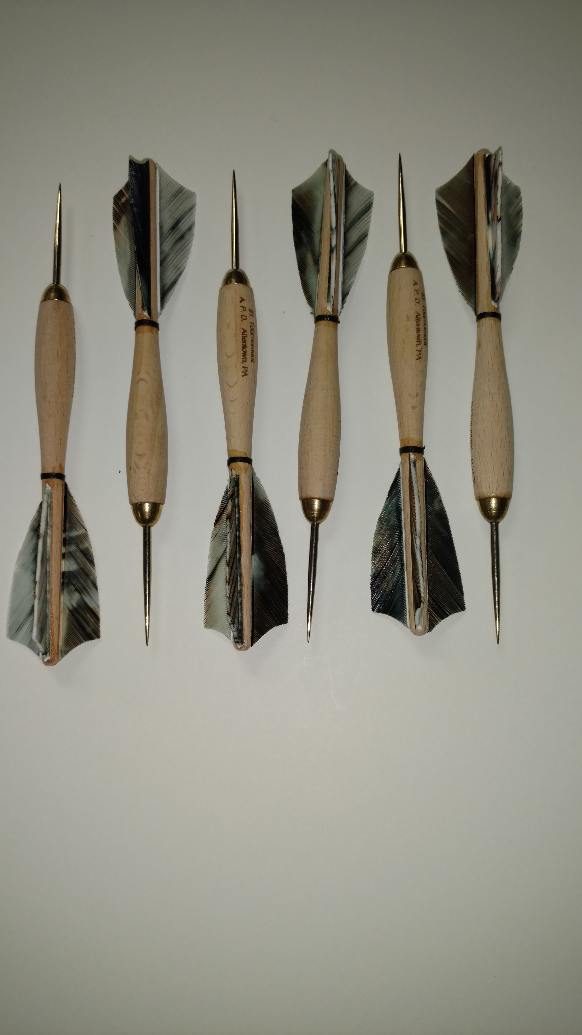 American Prodart Wooden Darts-White Camo