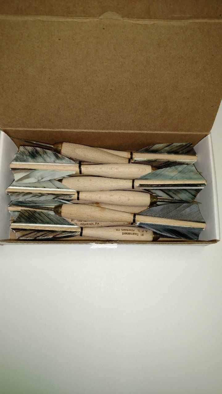 American Prodart Wooden Darts-White Camo