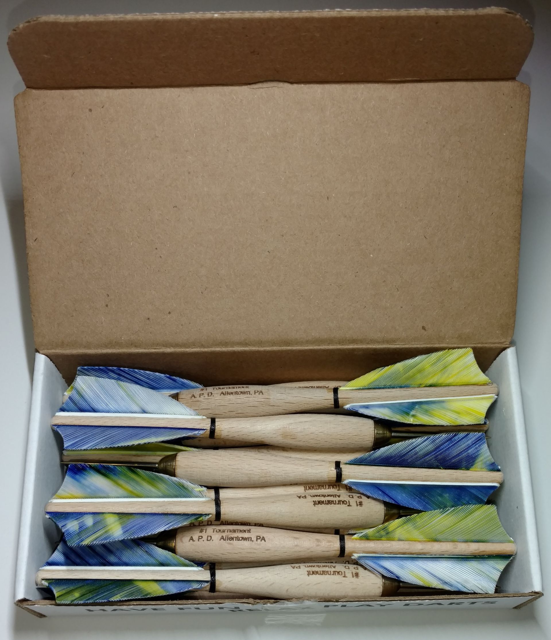 American Prodart Wooden Darts-Peacock Camo