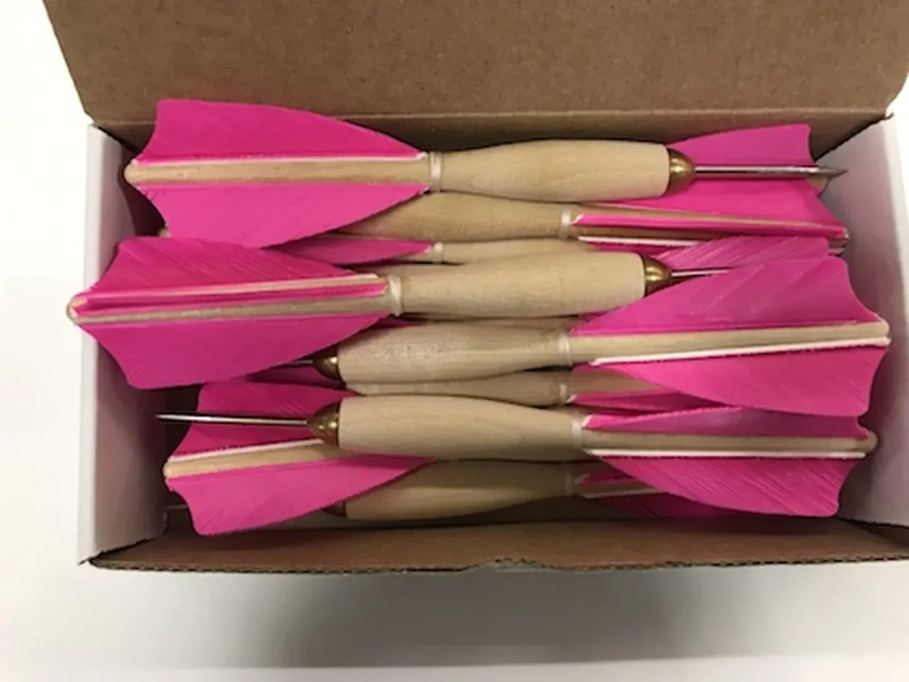 American Prodart Wooden Darts-Pink