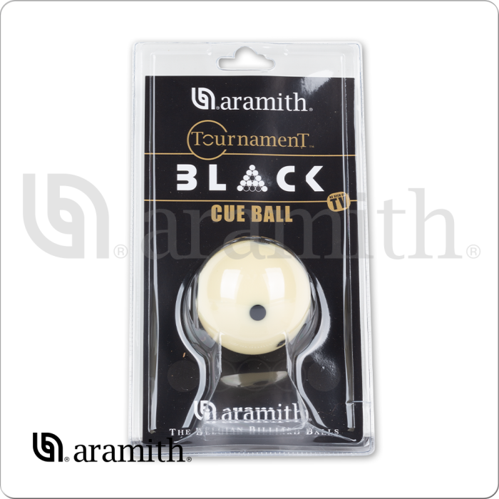 Aramith Black Measle Cue Ball- Blister Pack