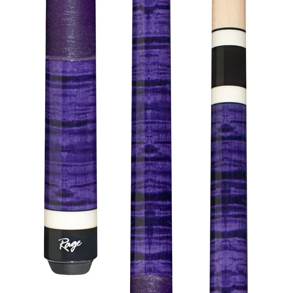 Rage Purple Reign Cue with Purple Nylon Wrap RG130