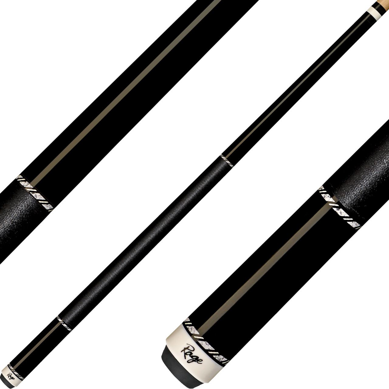 Rage Black Onyx Cue with Black Nylon Wrap  RGC5