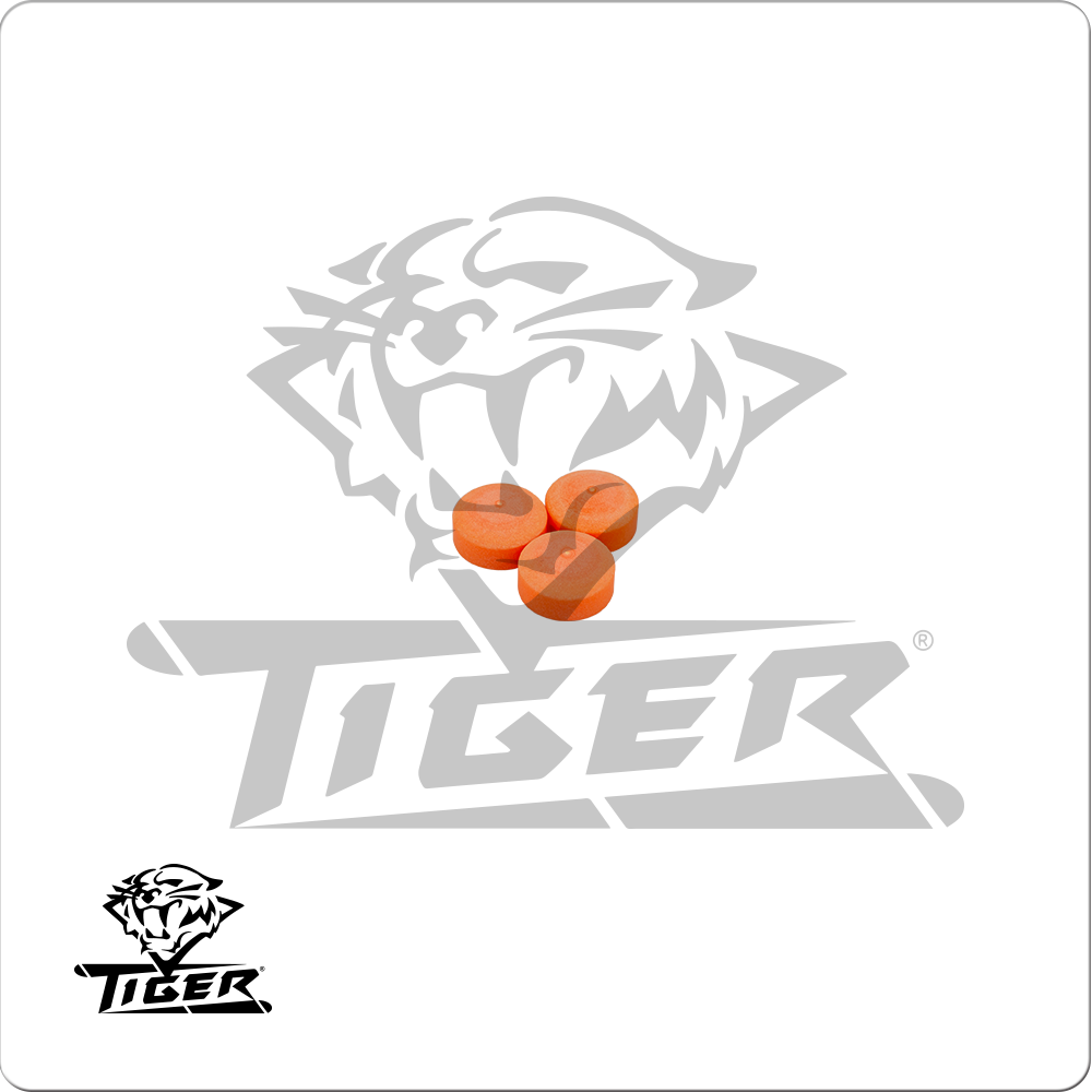Tiger Ice Breaker ORANGE Cue Tip - single