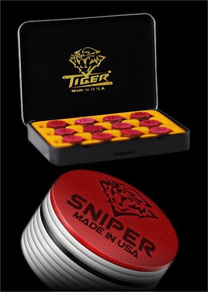 TIGER Sniper Laminated Cue Tip - Sold Single