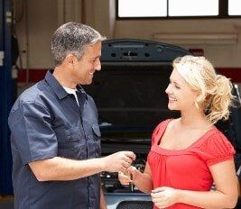 Mechanic and Customer - State Inspections