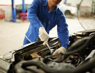 Mechanic Fixing the Car Engine — Willow Grove, PA — Terwood Auto Repair
