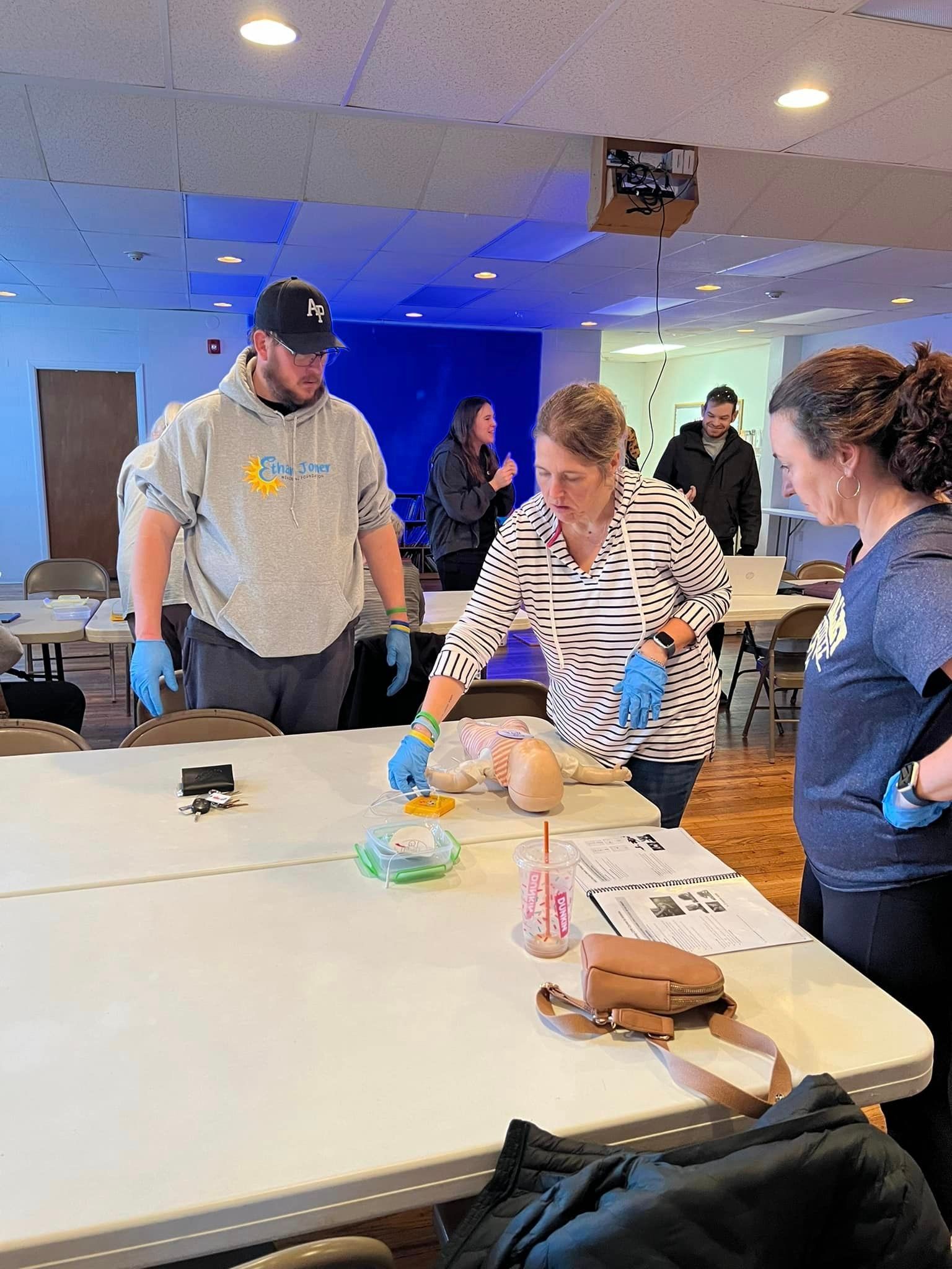 Ethan Joner Memorial Foundation first Adult and Pediatric CPR/AED training, Jan 14, 2024