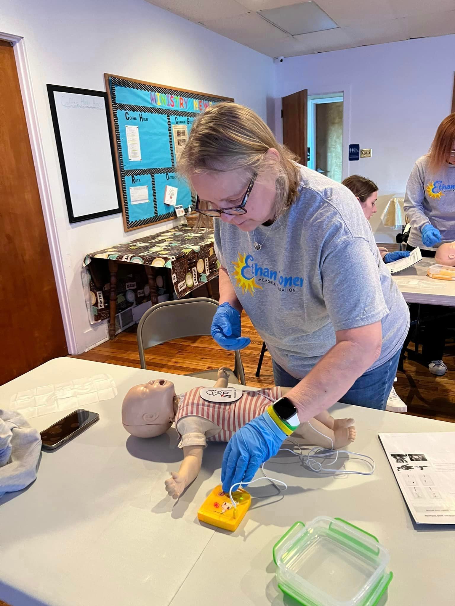 Ethan Joner Memorial Foundation first Adult and Pediatric CPR/AED training, Jan 14, 2024