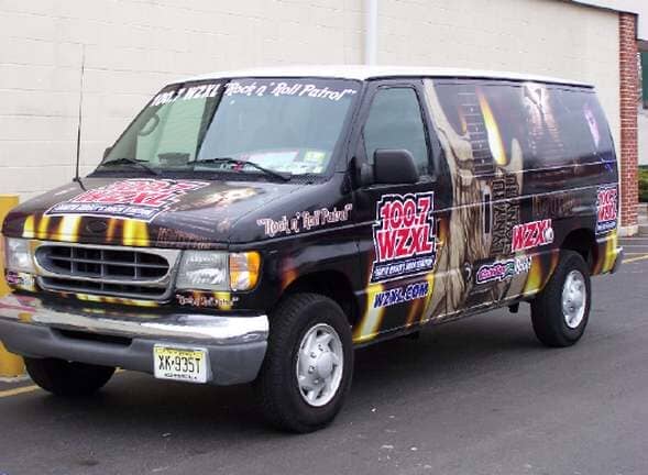 custom radio van wrap  - custom vehicle Wraps in hammonton, NJ
